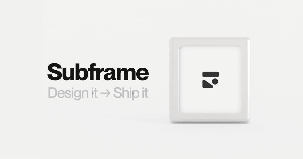 Subframe site artwork